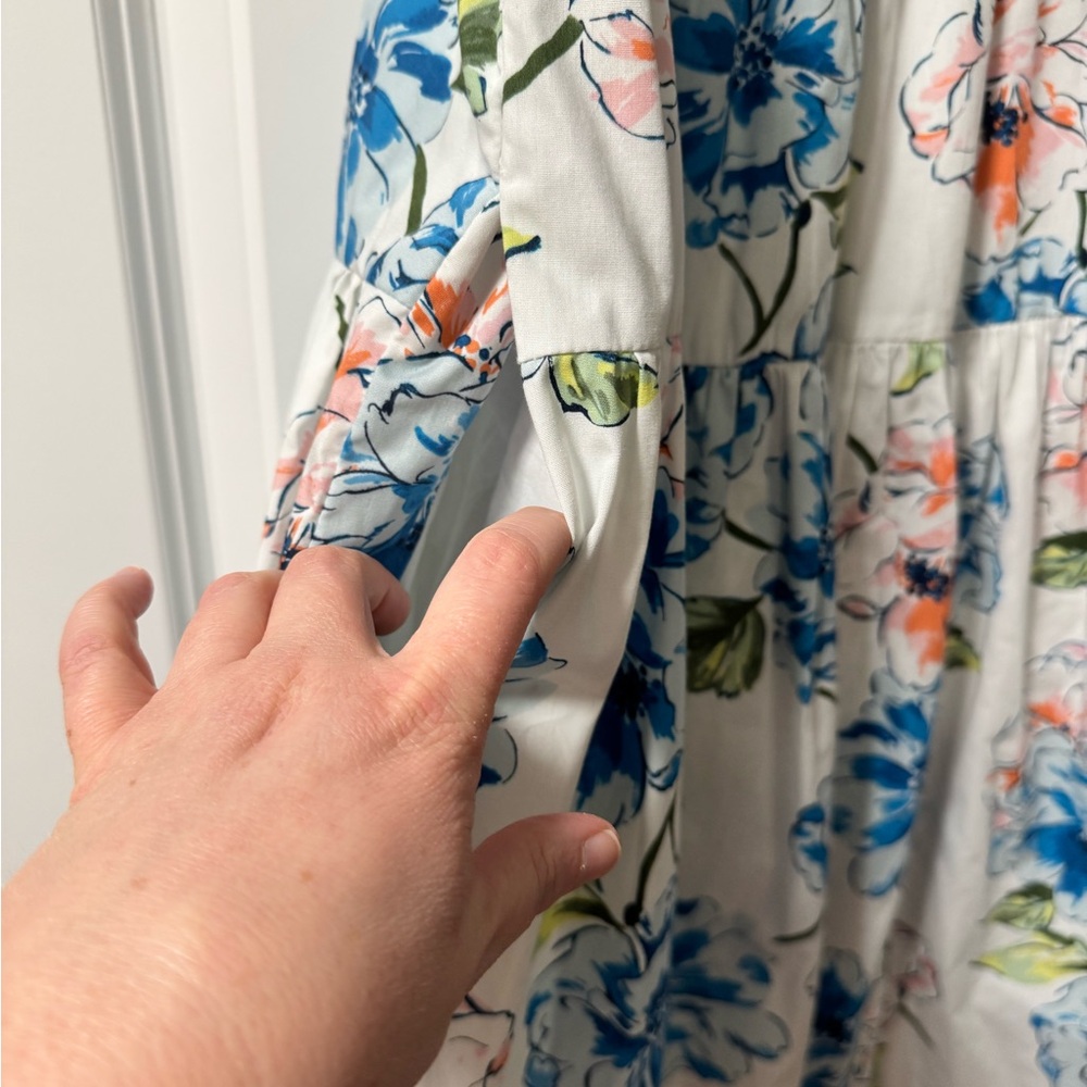 Floral Smocked Maxi Dress - Picture 3 of 7